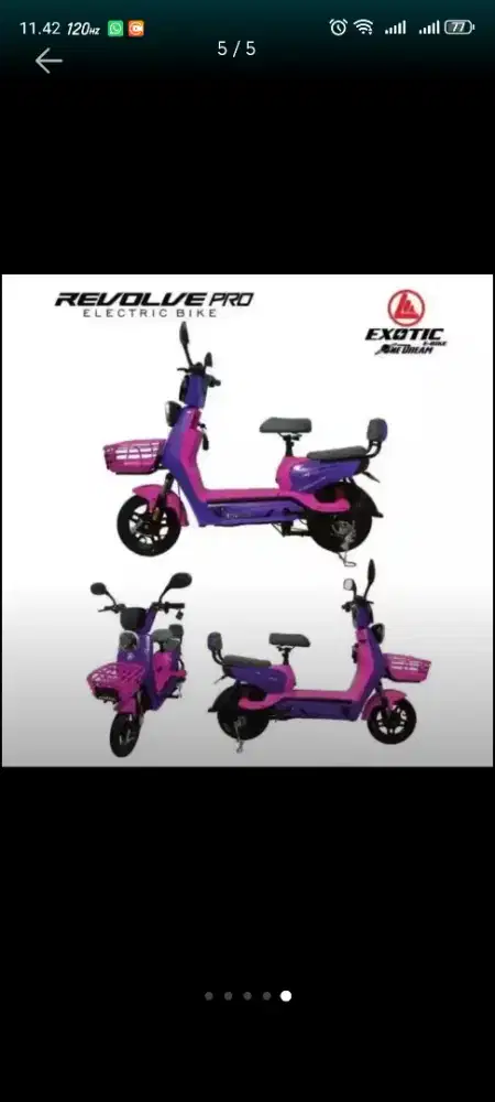 SEPEDA LISTRIK EXOTIC REVLVPRO