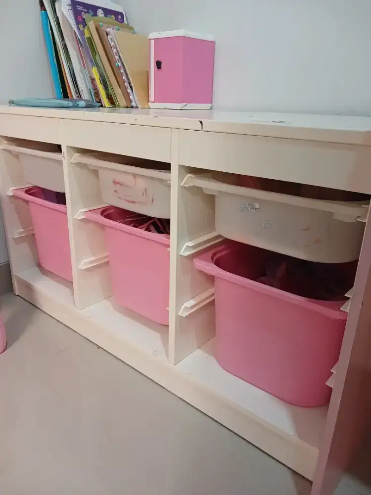 Meja dan Rak Mainan Anak TROFAST IKEA