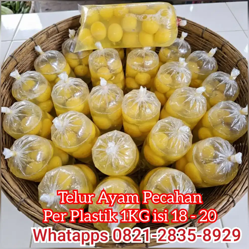 Telur Pecahan untuk Kebutuhan Kue