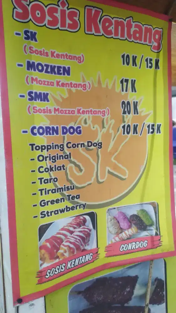 lowongan corndog dan sosis kentang