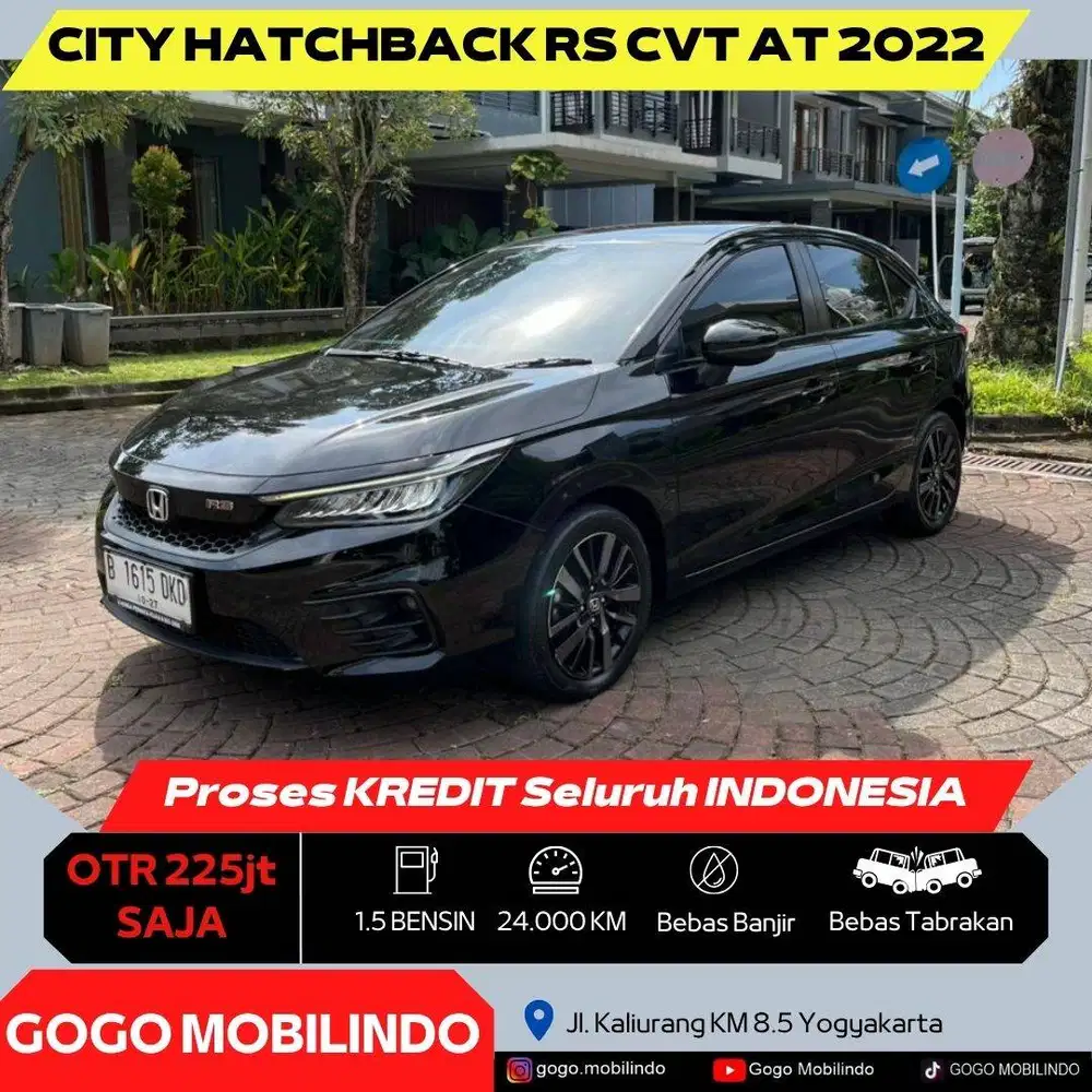 Honda City Hatchback RS CVT Matic 2022 ANTIK DP Minim Kredit Murah