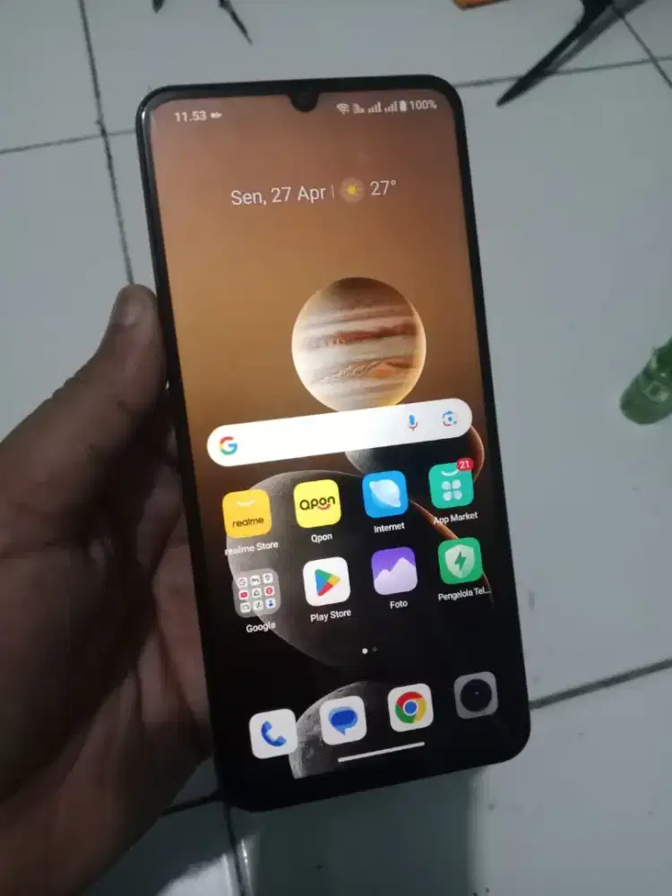 Realme Note 70 ram 4+4/128 GB batre 6300 awet bgt mulus nominus