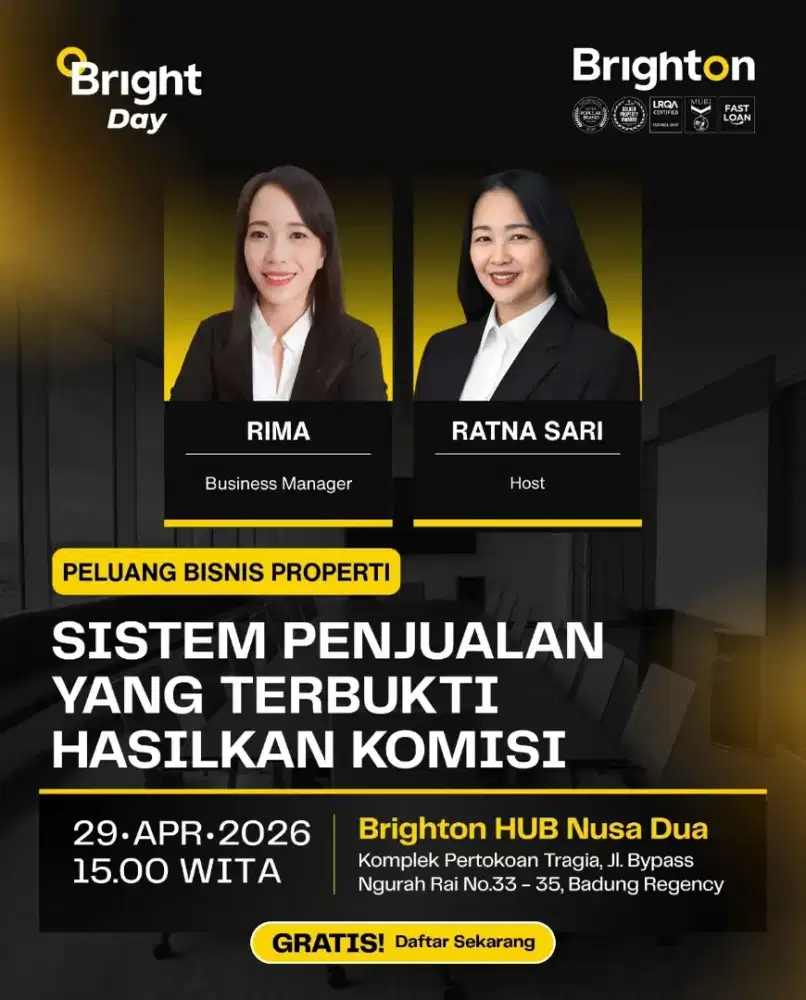 Lowongan Partner Bisnis ( Agen Property)