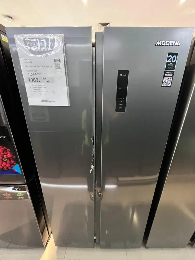 KULKAS MODENA SIDE BY SIDE 467L (bisa cicilan)