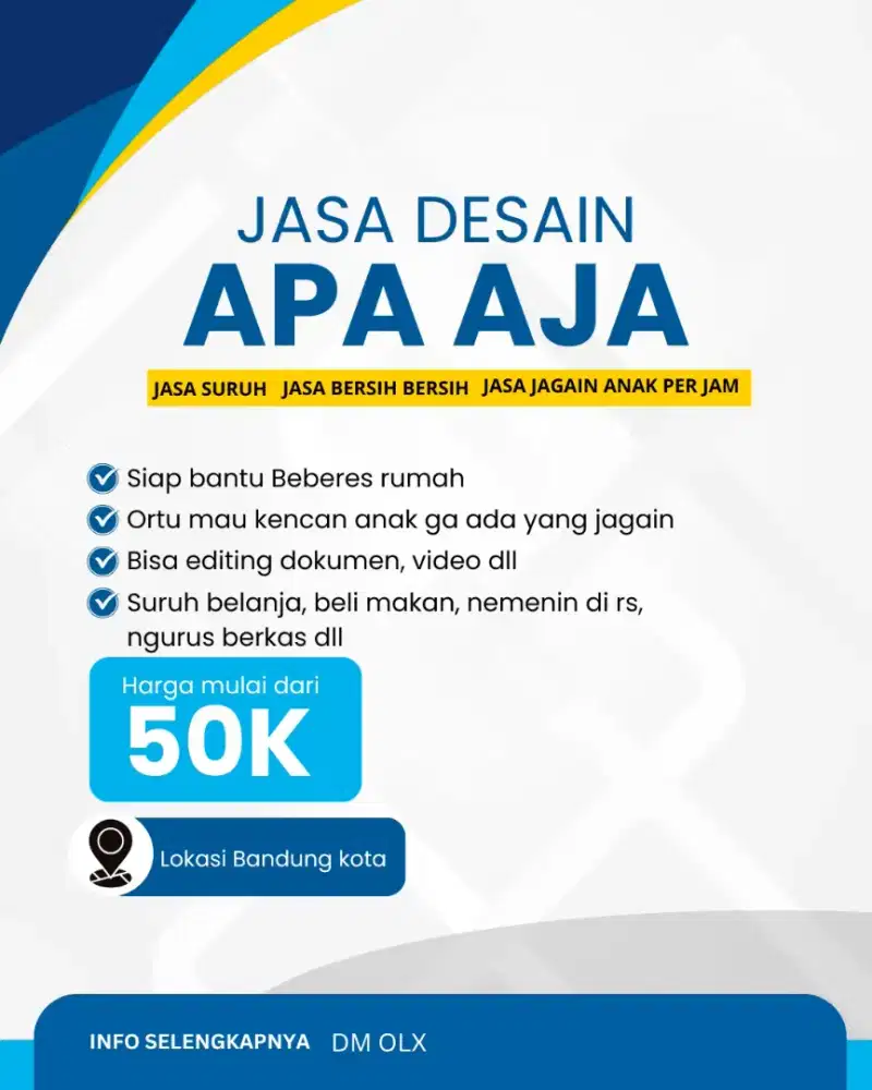 Jasa Suruh, jasa bebersih