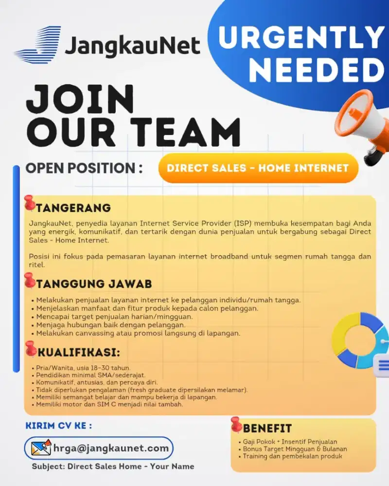 Direct Sales - Home Internet