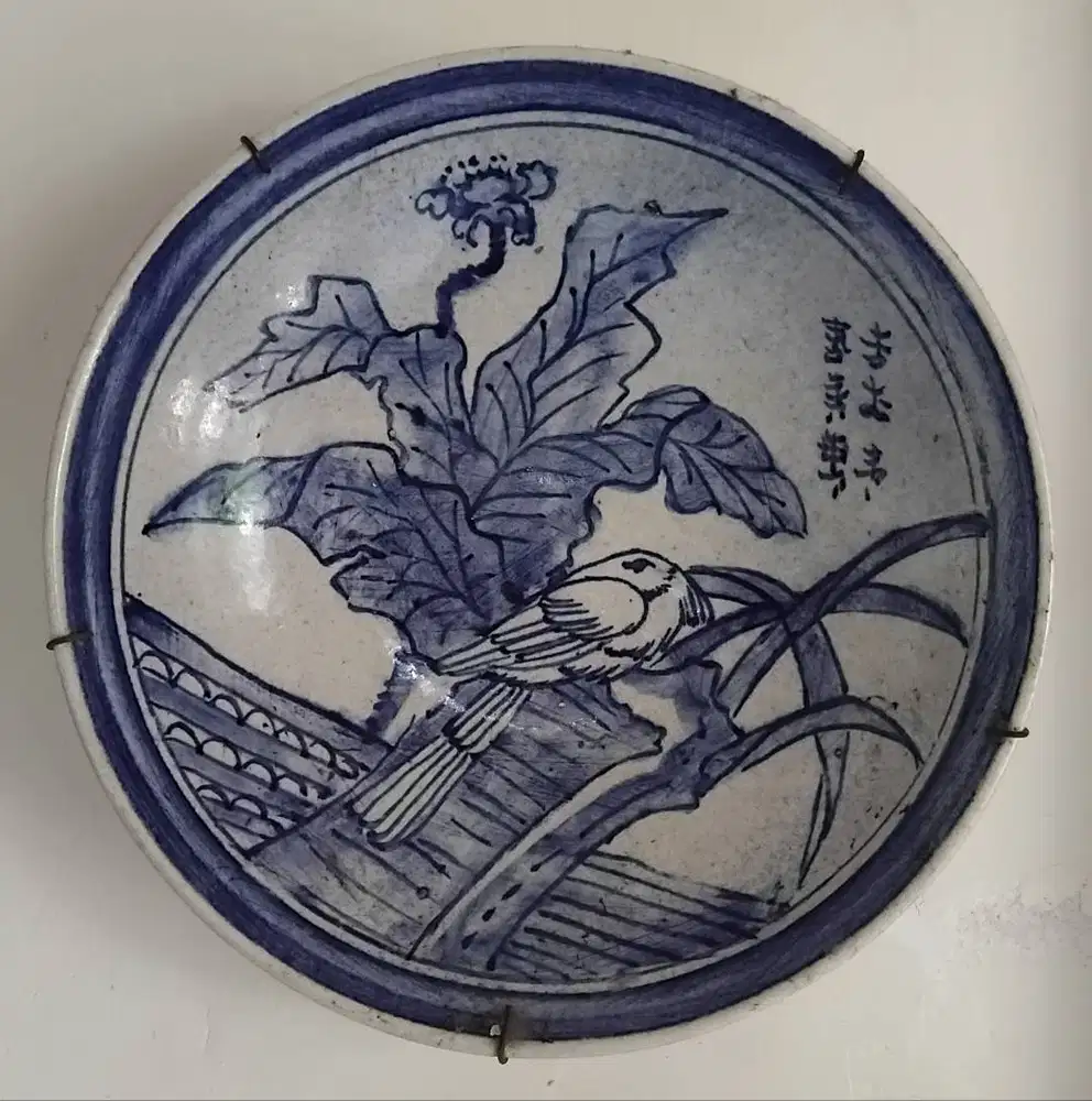 Piring dinding kuno susun 3