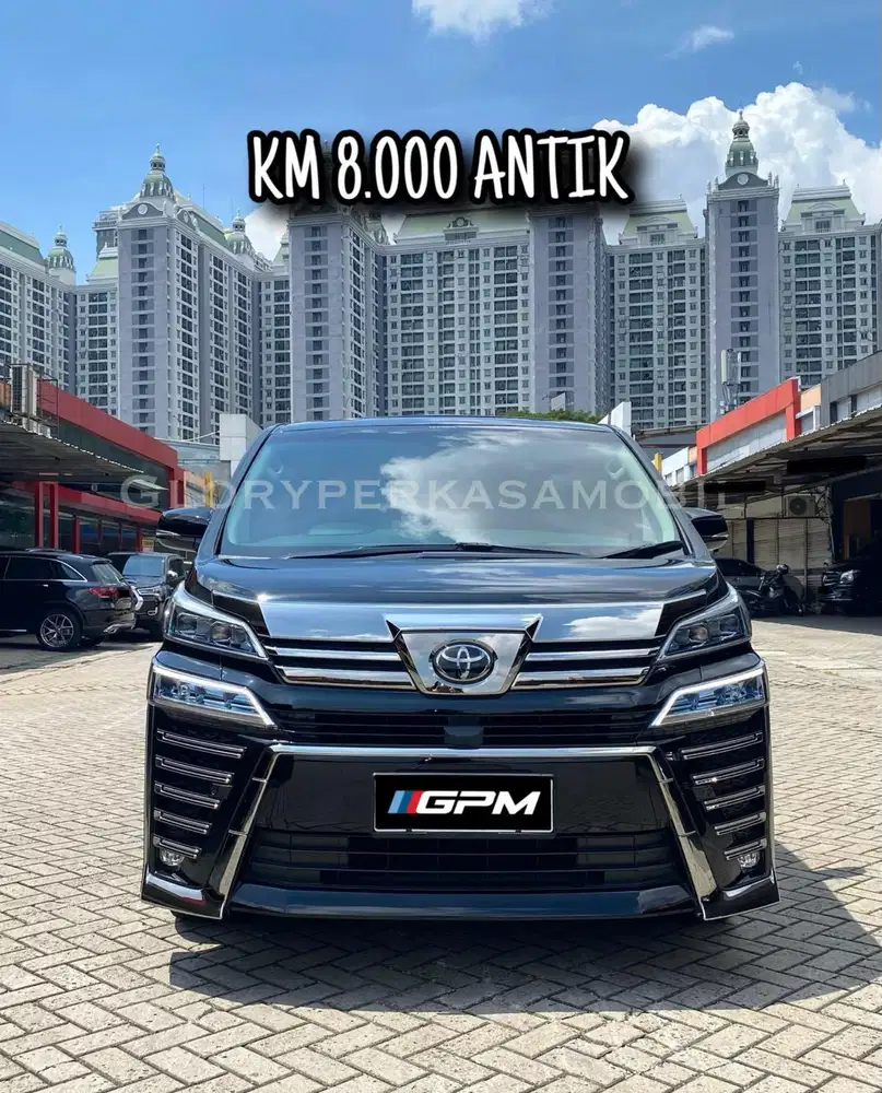 Toyota Vellfire 2.5 G ATPM 2022/ 2023 KM 8rb ANTIK Toyota Vellfire