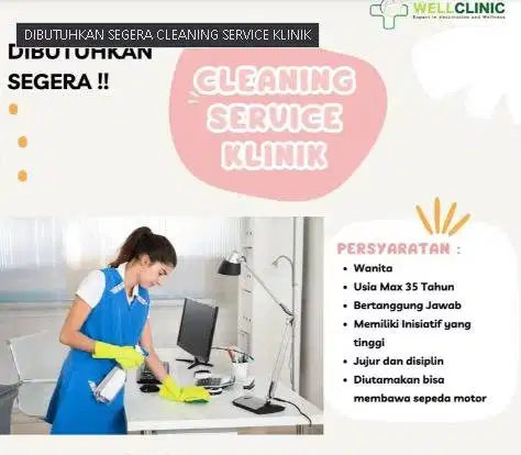 LOWONGAN KERJA CLEANING SERVICE
