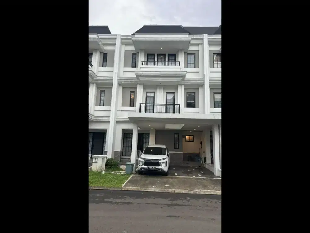 Jual Rumah Alam Sutera Tangerang 3 Lantai 144m2 SHM Semi Furnished