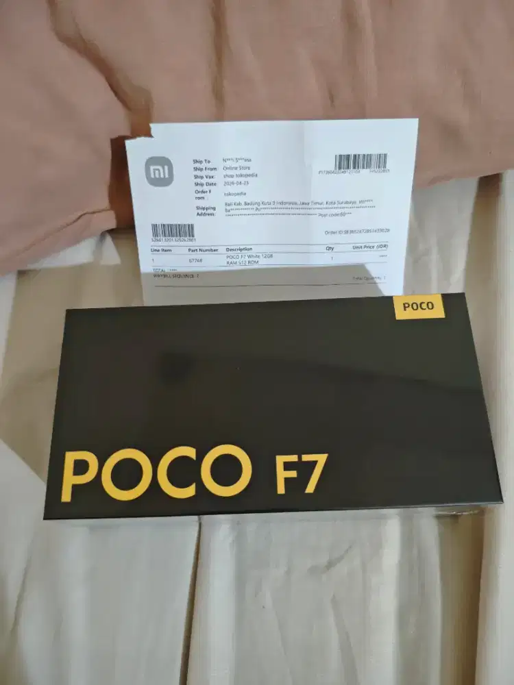 Poco F7 (12/512) White BNIB (baru segel)