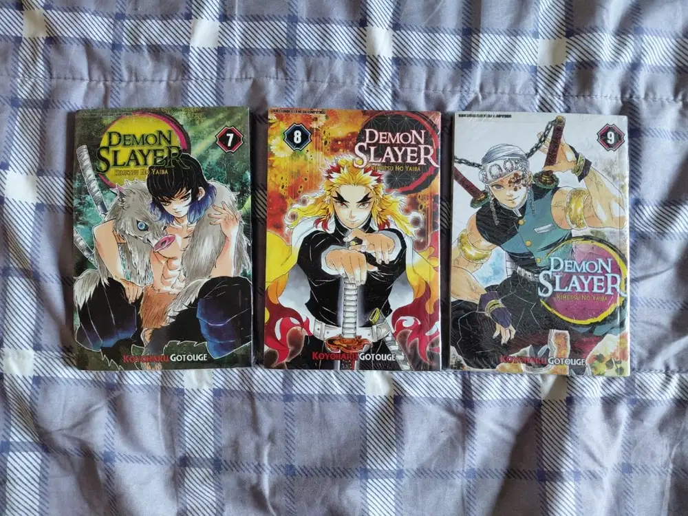 Komik Demon Slayer vol. 7,8,9 - 100% ORI dan Masih di segel!!!