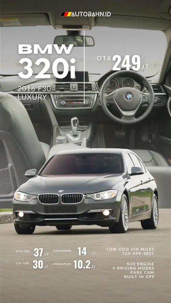 BMW 320i Luxury 2016 (F30)