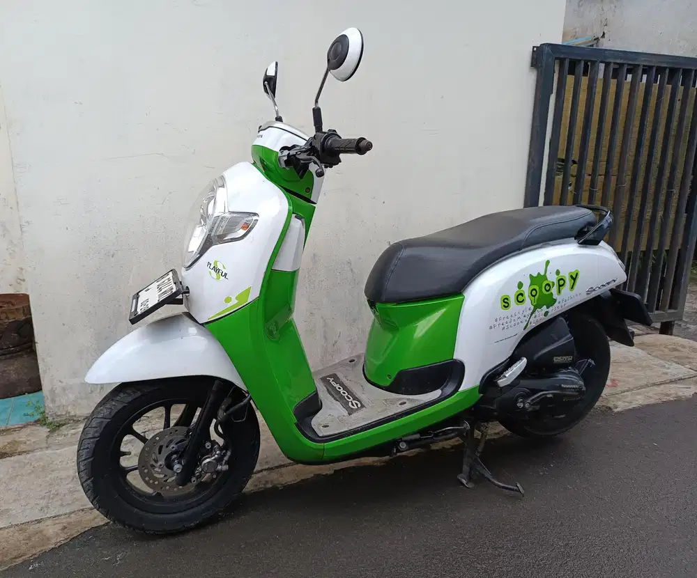 Scoopy donat 2018 hijau komplit pajak panjang