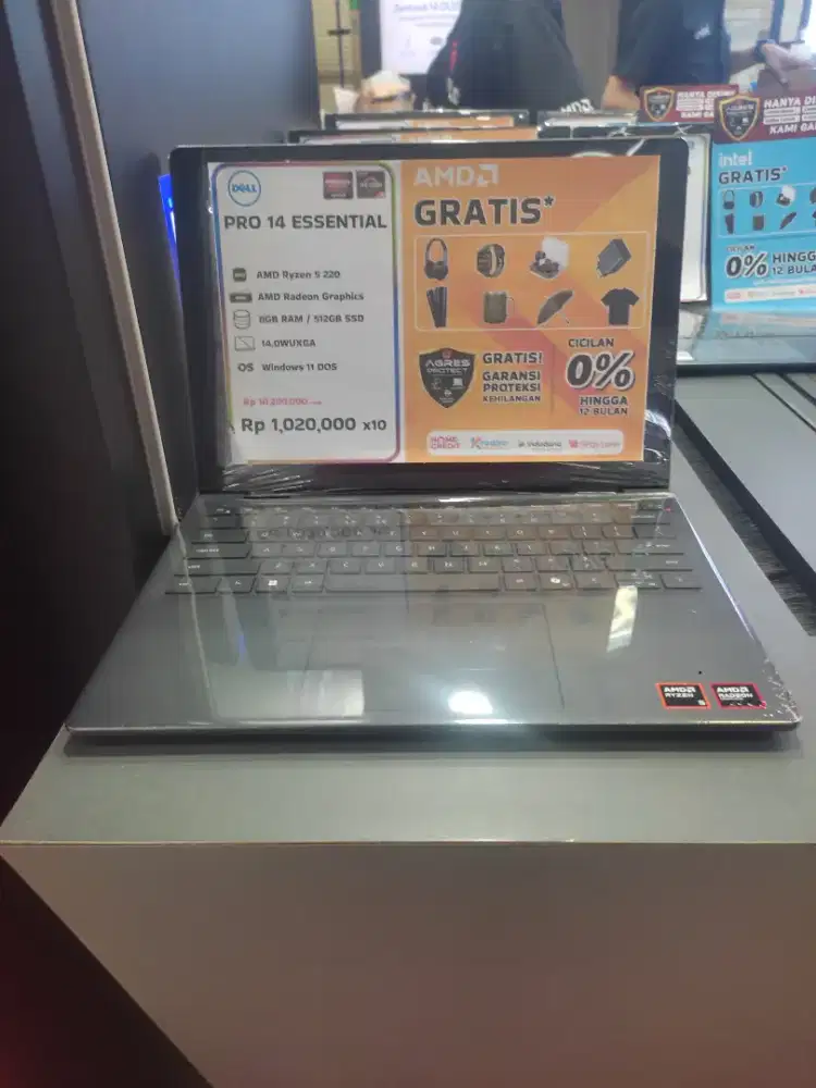 Dell pro 14 essential ram 8gb 512gb bisa cicilan tanpa dp