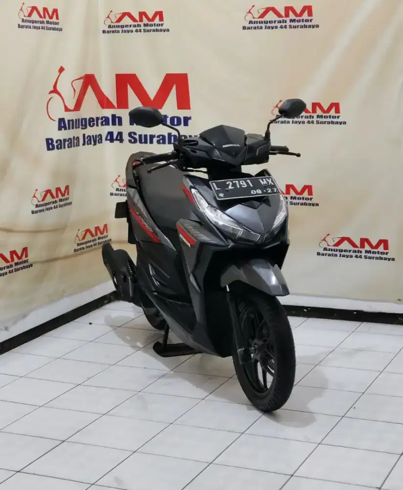 Siap pakai Honda Vario 125 CBS Tahun 2017 warna Hitam