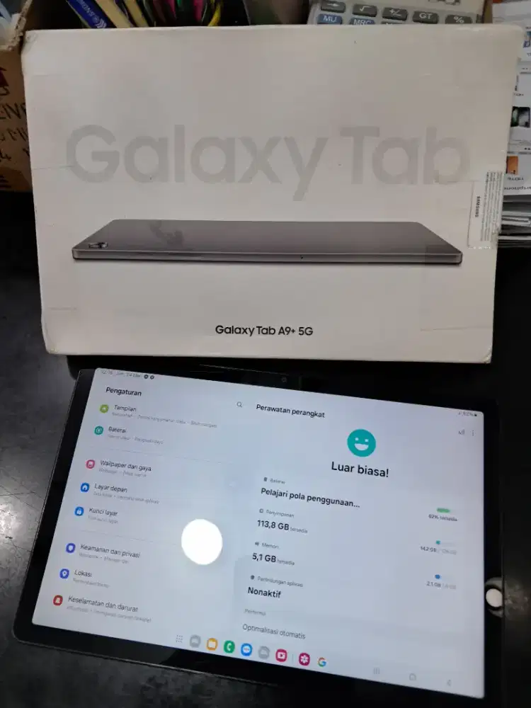 Samsung tab a9 plus 5G 8/128 like new
