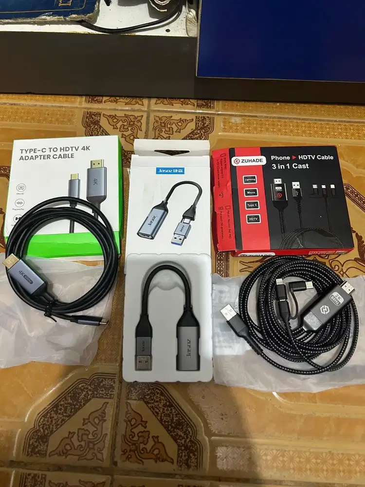 Kabel HDMI dan Video Capture card
