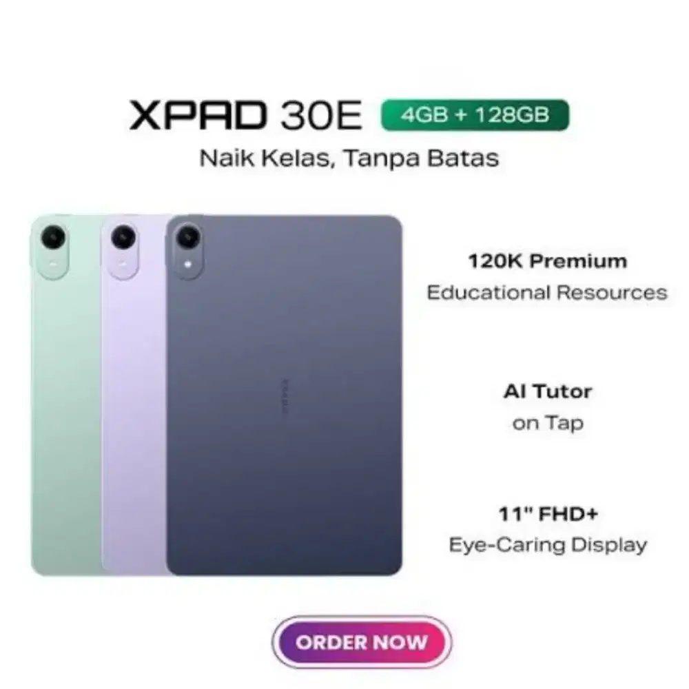 Xpad 30e 8/128 harga 3.149.000
