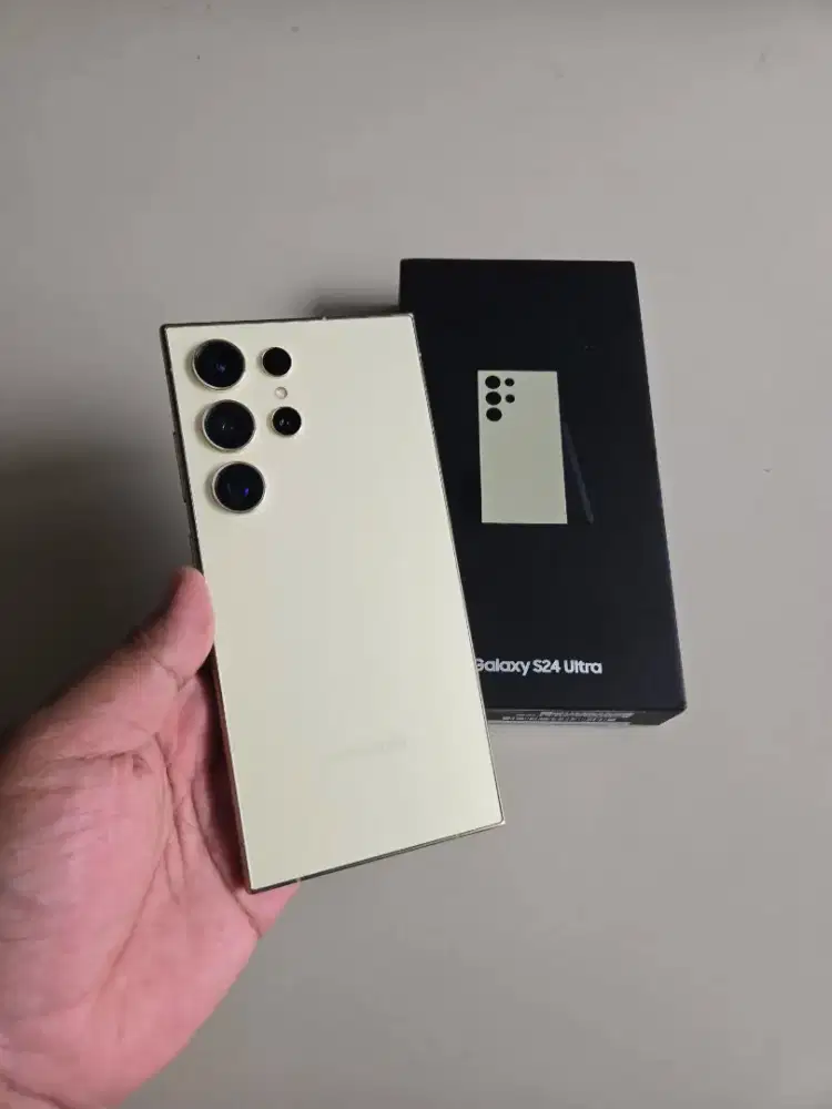 Samsung S24 Ultra 5G 12/256 Kuning SEIN Resmi Indo Fullset Mulus Murah