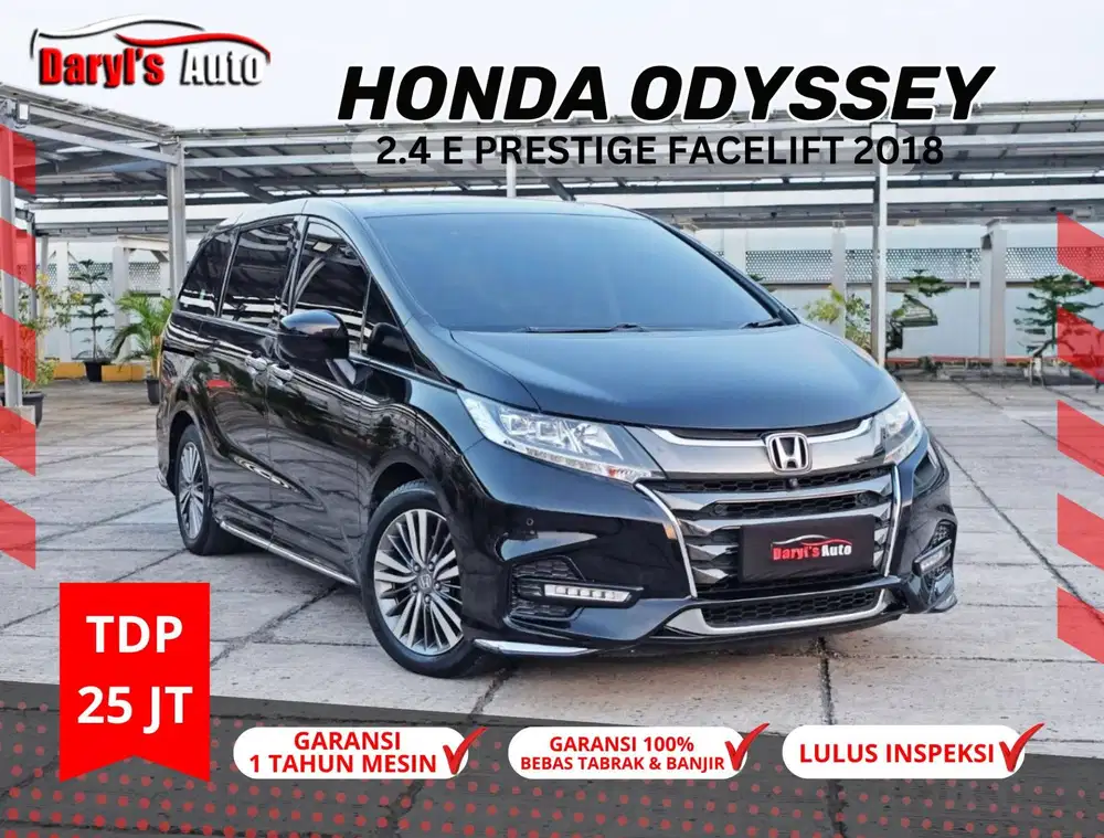 2018 HONDA Odyssey 2.4 Prestige E New Model facelift tdp 25jt