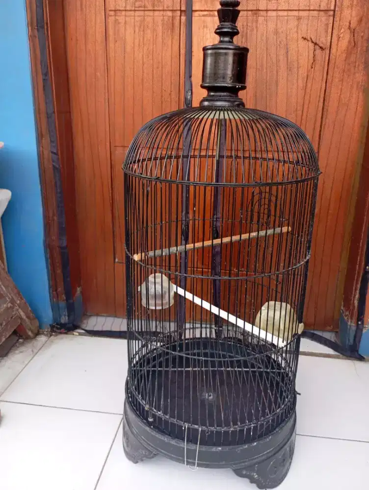 JuaL kurung besi merk dragon bulat bekas mulus siap pakai lengkap