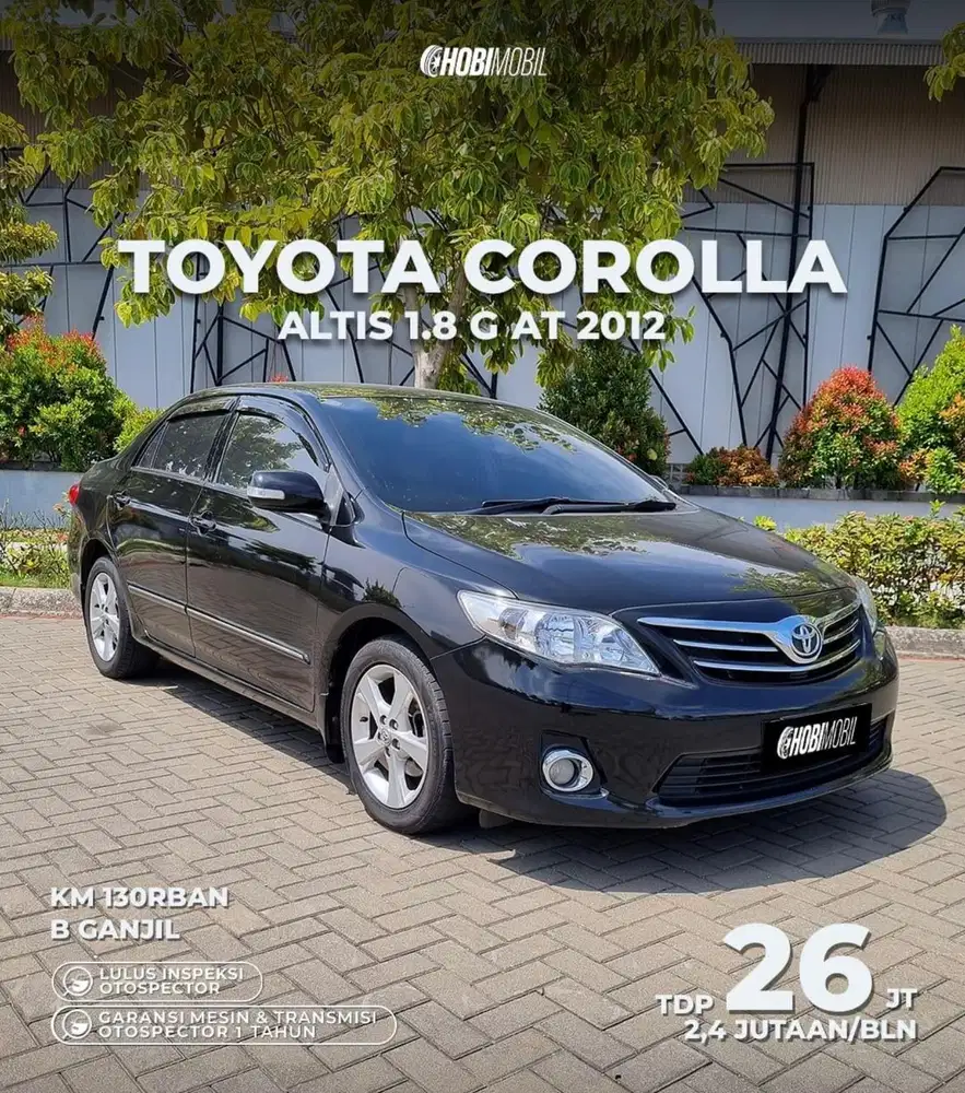 Corolla Altis 1.8 G AT Thn 2012