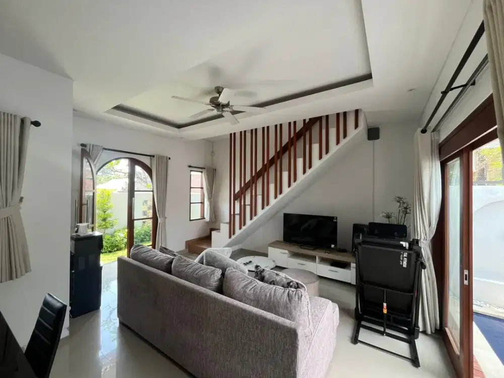 FOR RENT – MODERN 2-STOREY SEMI VILLA | FULLY FURNISHED | KEROBOKAN