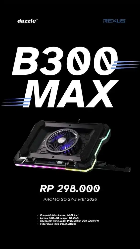 Rexus coolingpad B300