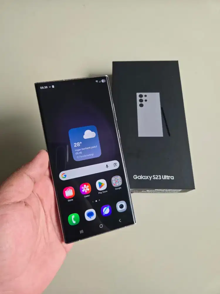 Samsung S23 Ultra 512gb 5G Lavender SEIN Resmi Indo Normal Murah