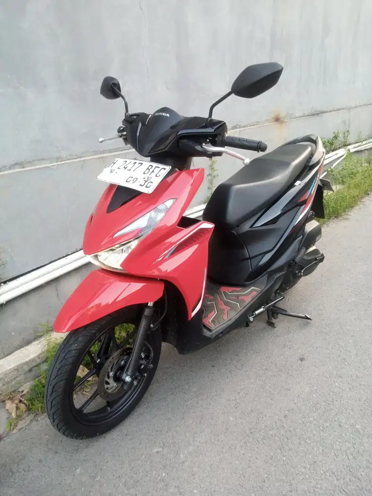 Honda Beat 2025 merah hitam