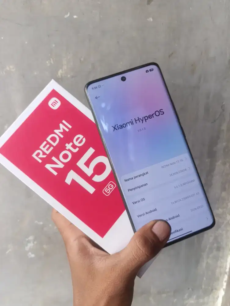 Redmi note 15 5G 8/256 fullset like new