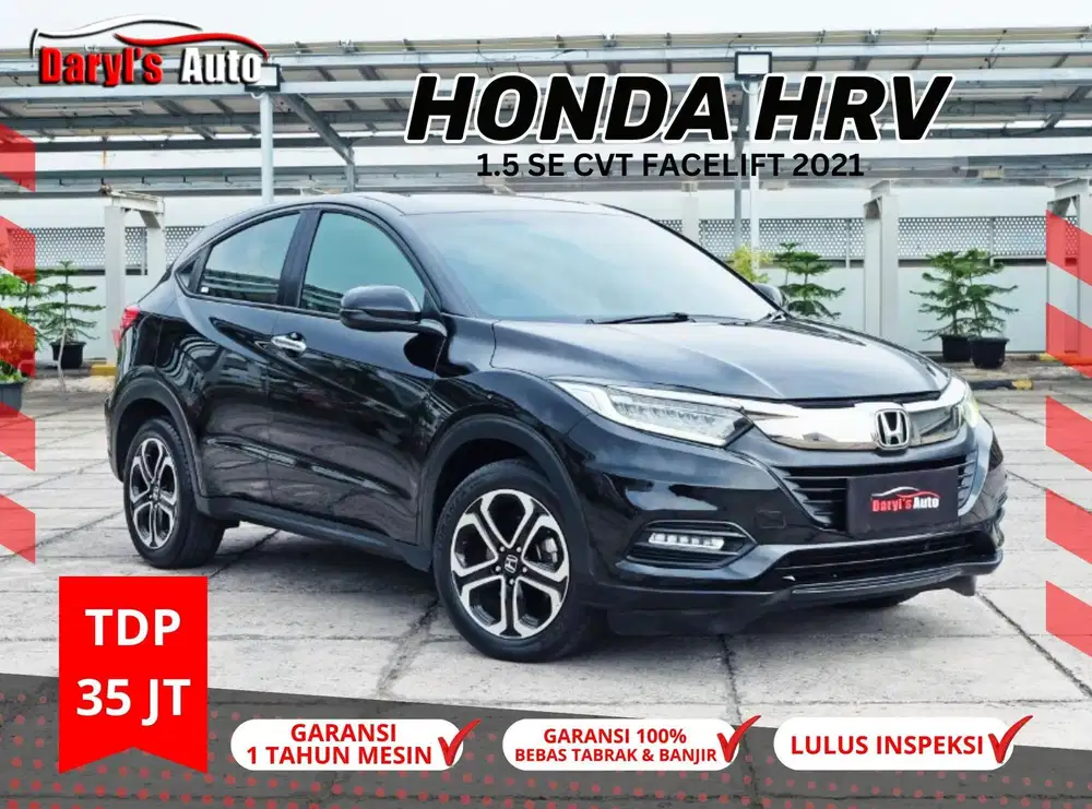 2021 Honda HRV SE 1.5 CVT Facelit TDP 35jt