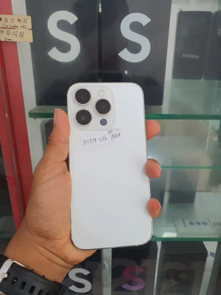 Iphon 14 pro all operator 256 full set bh 100