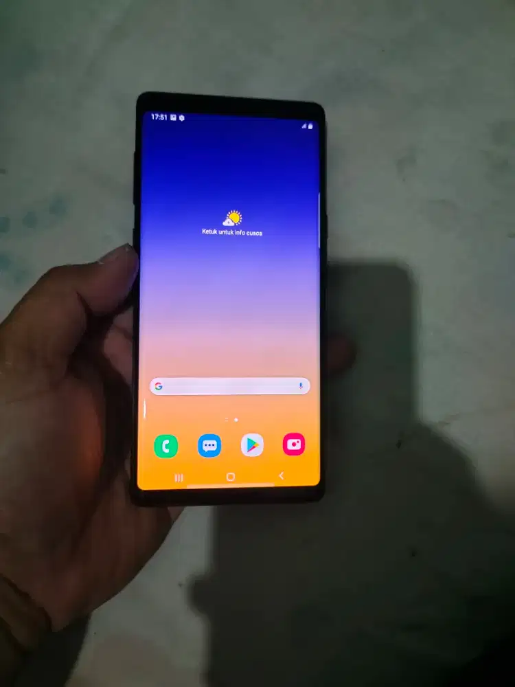 Samsung note 9 6/128 gb lcd mulus jernih banget orian