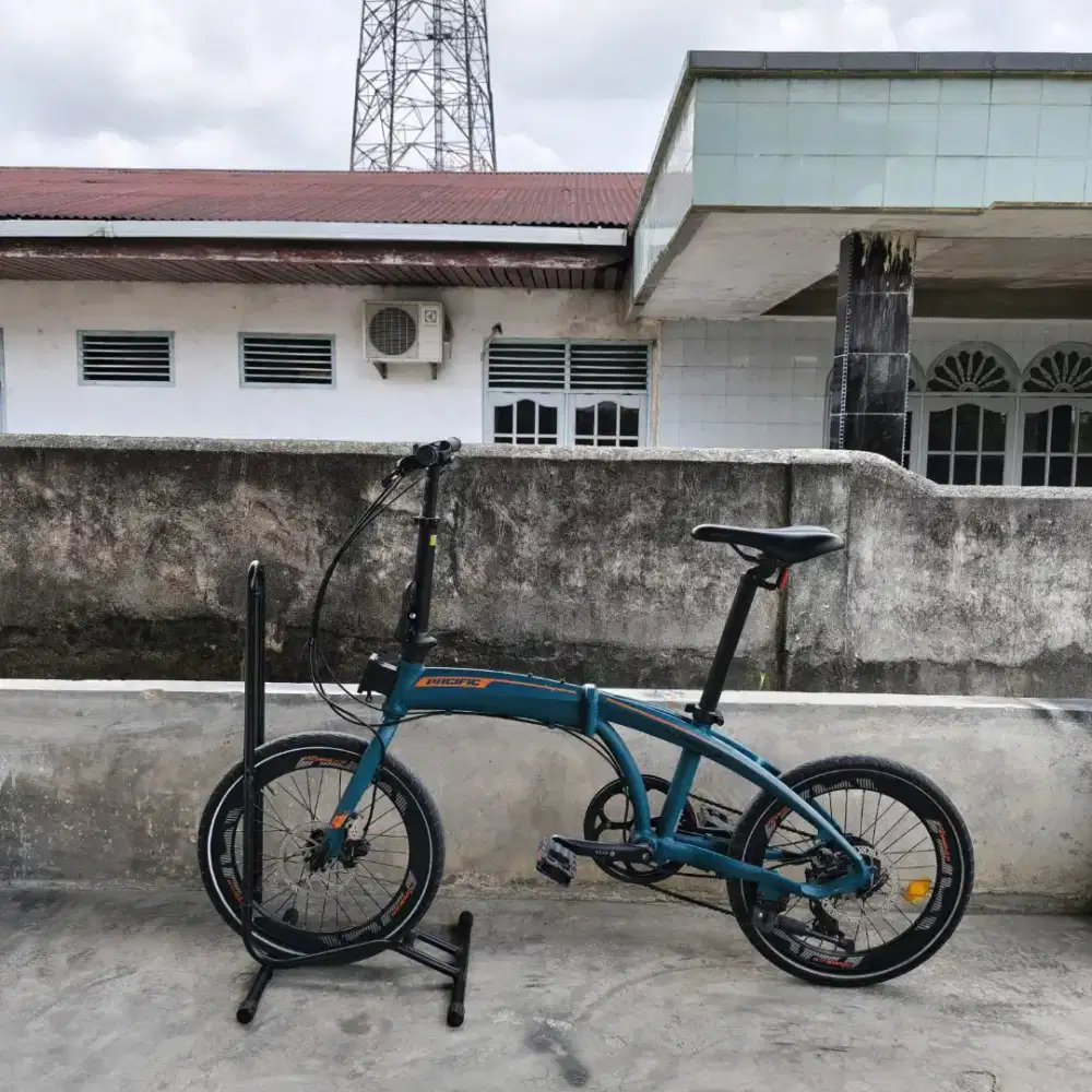 Sepeda lipat Pacific Noris Ukuran 20 inci rem hidrolik