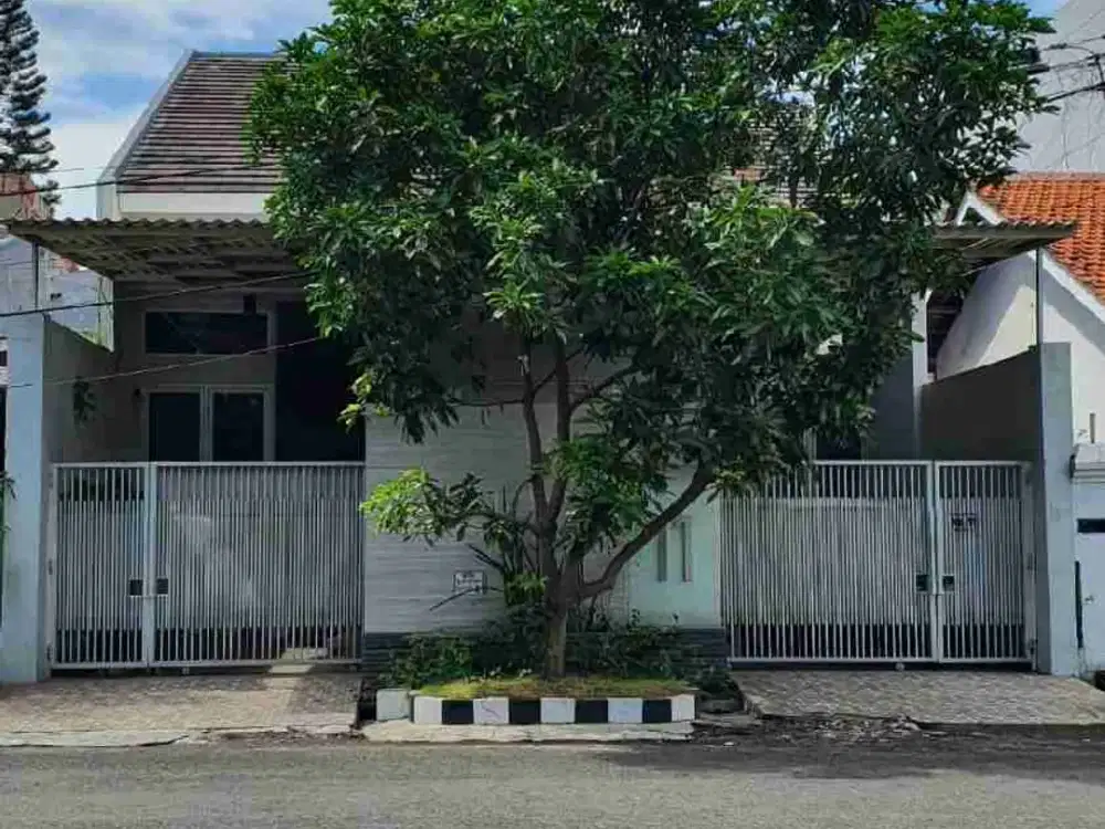 Rumah 1 Lantai Rungkut Asri Surabaya Timur Luas 197 Meter Siap Huni SEMI FURNISH