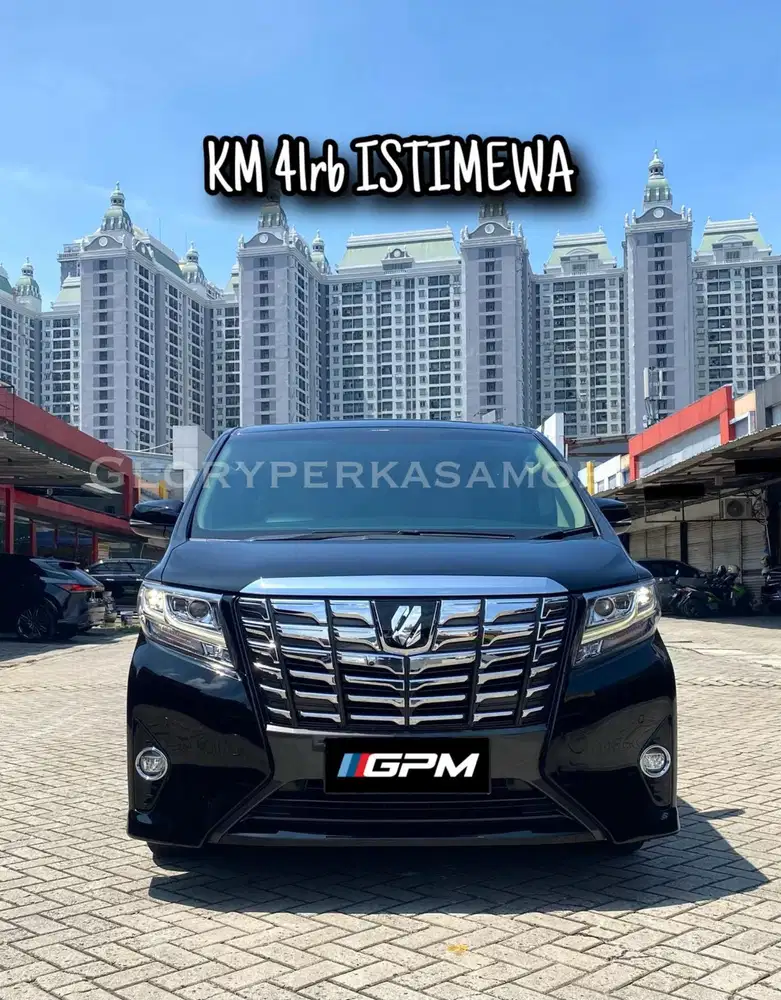 Toyota Alphard G ATPM 2016/ 2017 KM 41rb