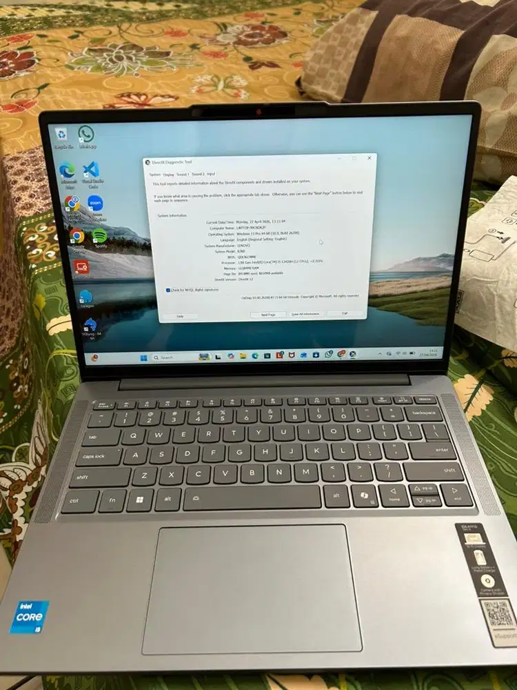 Laptop lenovo ideapad slim 3 i5 13420H