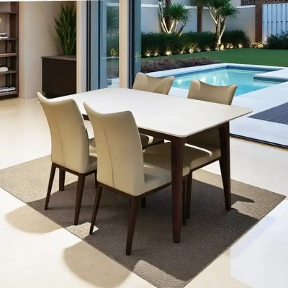 Informa Set Meja Makan 4 Kursi Bisa cicilan dengan HOMECREDIT