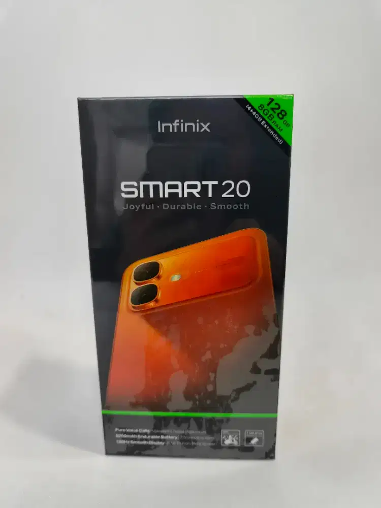 INFINIX SMART 20 4+4/128GB GARANSI FRESH RESMI (NO REPACK)