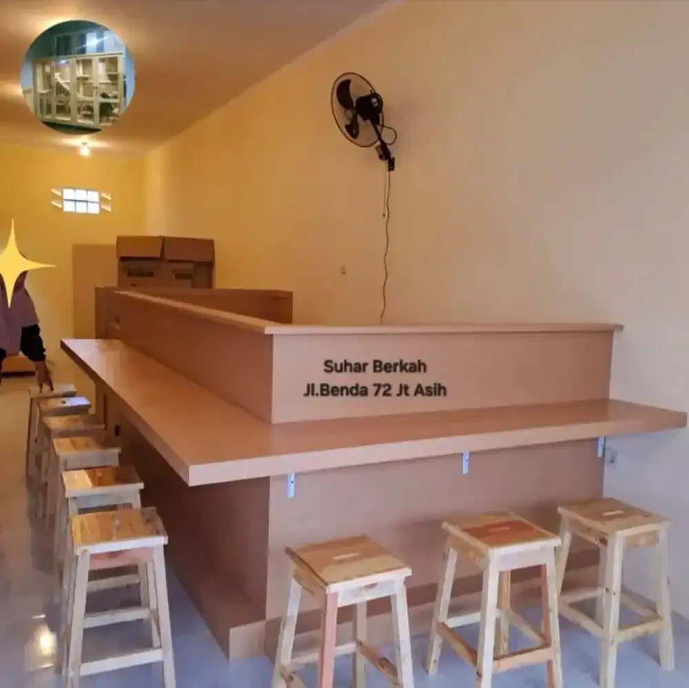 Meja Kafe Warmindo