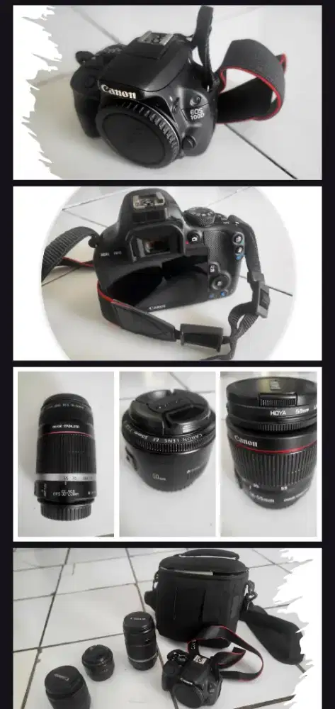 Kamera slr canon 100D