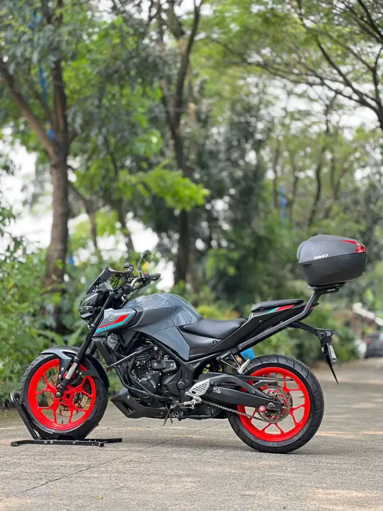 YAMAHA NEW MT25 GREY 2021 KM LOW PAJAK PANJANG FULL MULUS
