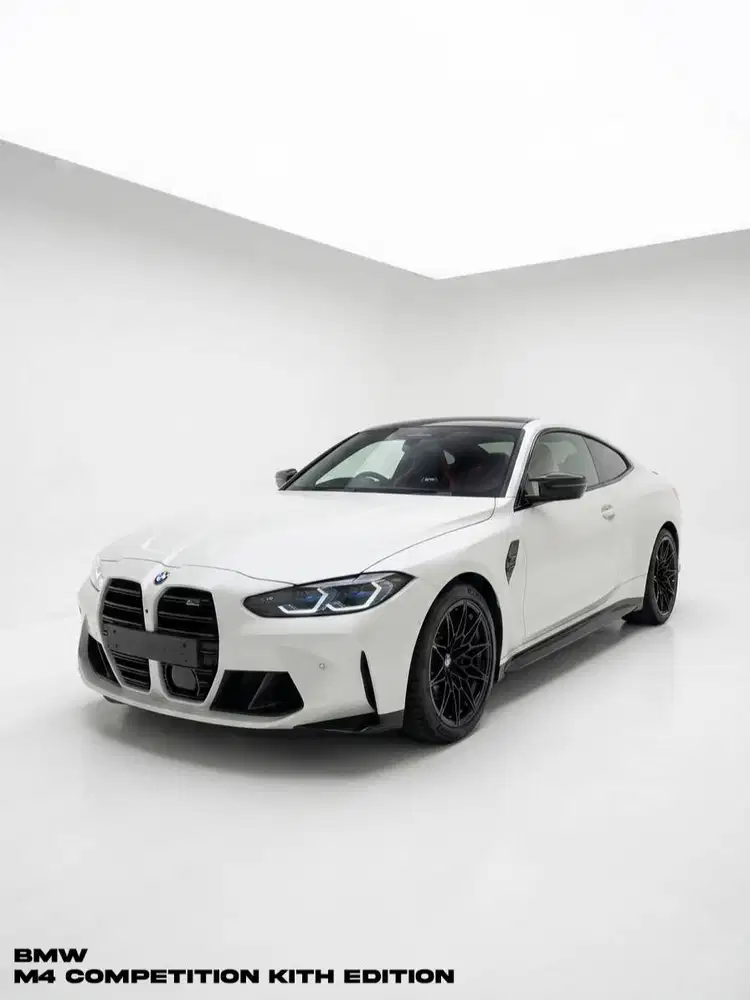 BMW M4 COMPETITION KITH EDITION 2022 FROZEN BRILLIANT WHITE ON BLACK