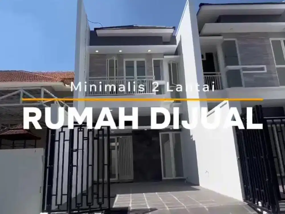Dijual Rumah Baru Modern Minimalis 2lt Jemursari Selatan