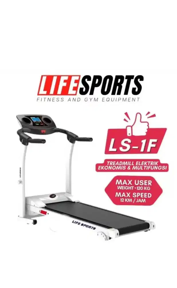 Treadmill Elektrik Life Sports LS 1F