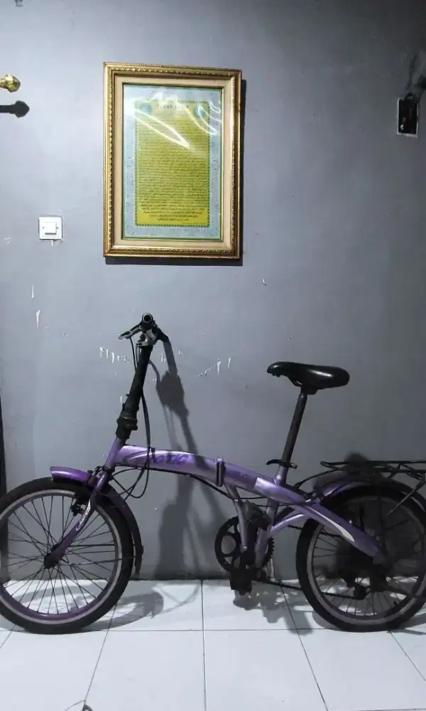 Sepeda Lipat Exotic 2.0 Ungu
