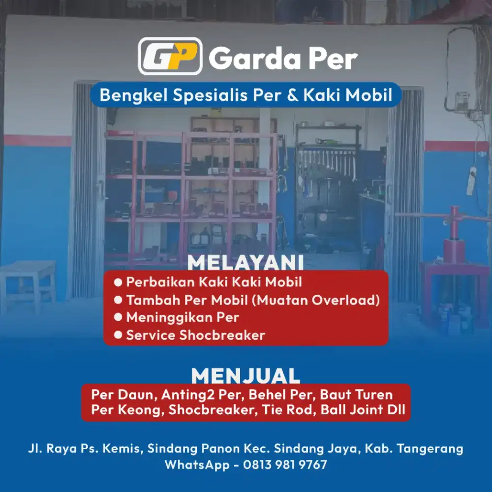 Bengkel Spesialis Per & Kaki kaki mobil