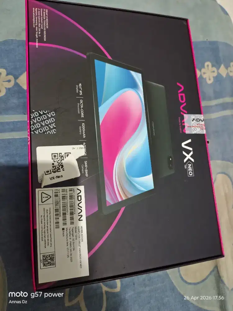 Advan VX neo tab ram 4+4/128